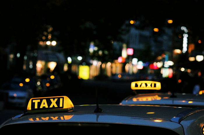 taxi dakbord