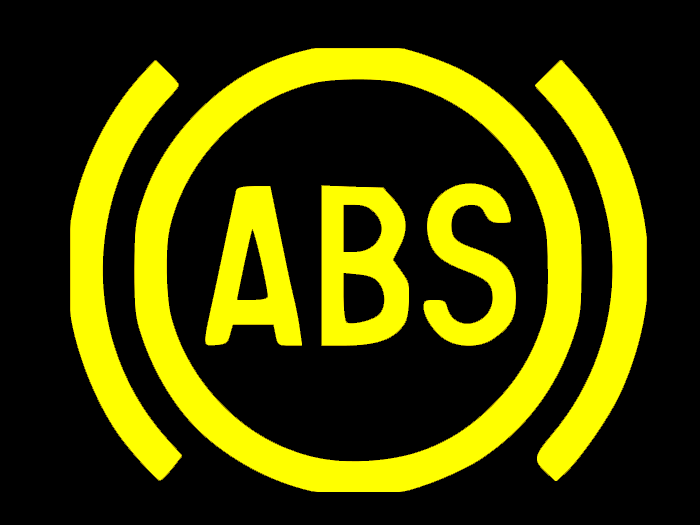 waarschuwingslampje ABS geel