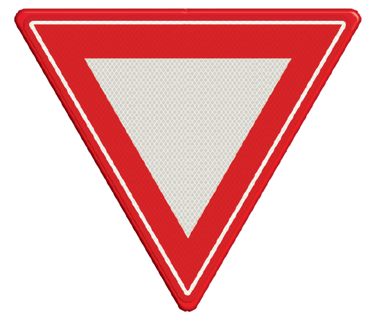 Sign B6 – Give priority to drivers on the main road ahead